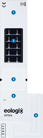 eologix Sensorsystem - drahtlose Eisdetektion- Sensor