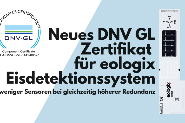 DNV GL Zertifikat für OnBlade Sensor