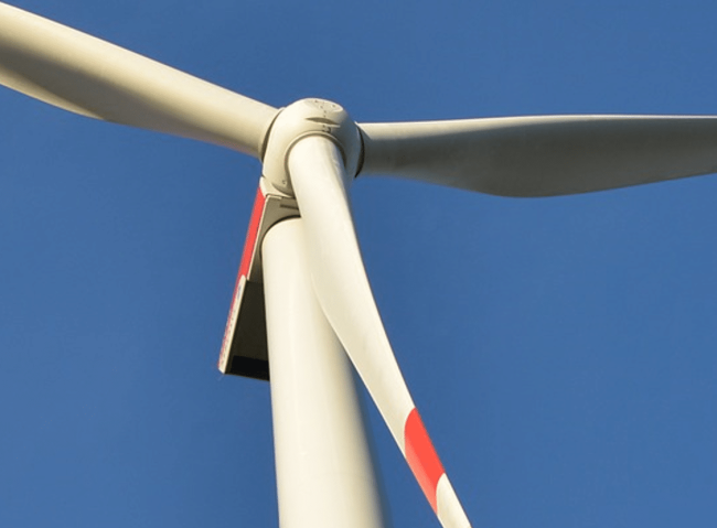 Monschau-Case Study: Bild von einer Windenergieanlage.