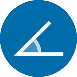 Blaues Icon zum Thema Pitchwinkelmessung.