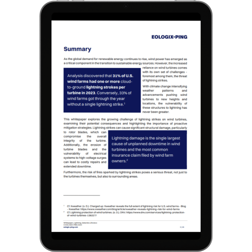 Lightning detection Whitepaper Summary