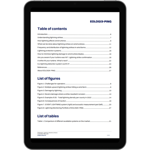 Whitepaper Lightning Table of contents